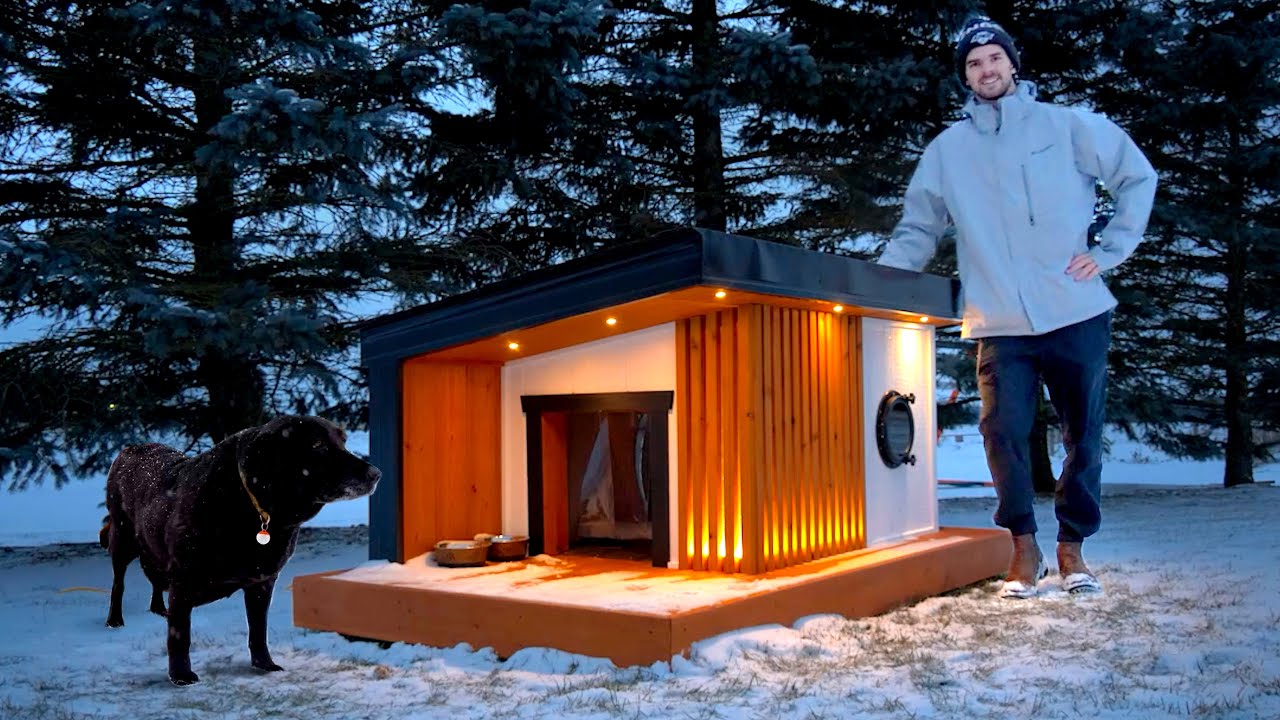 Building-a-HEATED-DOG-HOUSE-for-Canadian-Winters