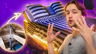 LIT-ELECTRIQUE-FINI-Avec-LED-VERINS-et-la-DOMOTIQUE-il-est-fou-EP02-Lit-electrique-DIY