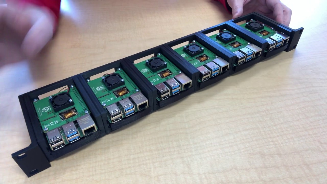 Raspberry-Pi-4-1U-rack-mount-bracket